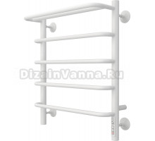 Полотенцесушитель электрический Larusso Стандарт КС П5 50х60 белый матовый, с полкой