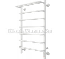 Полотенцесушитель электрический Larusso Стандарт КС П7 50х80 белый матовый, с полкой