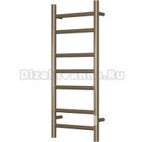 Полотенцесушитель электрический Bauedge Stil R 30х80, антикварная бронза