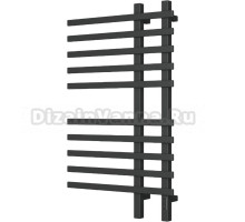 Полотенцесушитель электрический Bauedge Wind R 60х100, матовый черный RAL9005