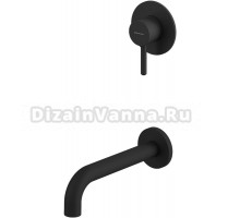 Смеситель для раковины WHITECROSS Y YSET03BL С ВНУТРЕННЕЙ ЧАСТЬЮ, черный