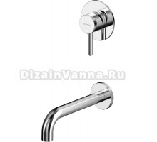Смеситель для раковины WHITECROSS Y YSET03CR С ВНУТРЕННЕЙ ЧАСТЬЮ, хром