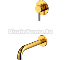 Смеситель для раковины WHITECROSS Y YSET03GL С ВНУТРЕННЕЙ ЧАСТЬЮ, золото