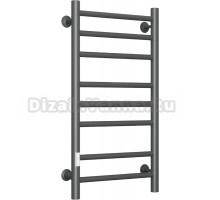 Полотенцесушитель электрический Bauedge Bau L 40x80, темно-серый металлик