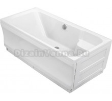 Акриловая ванна WEMOR 10000006118 170x75 см, слив по центру, с каркасом, со сливом-переливом
