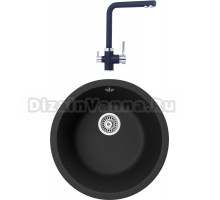 Комплект Мойка кухонная TopZero Kelly 460-10 Cosmos + Смеситель Alphons cosmos 10