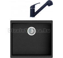 Комплект Мойка кухонная TopZero TopGran Miranda 530.460-10 cosmos 10 + Смеситель Bruce cosmos 10