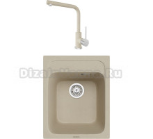 Комплект Мойка кухонная TopZero TopGran Bonnie 400.500-08 jasmine 08 + Смеситель Donald jasmine 08