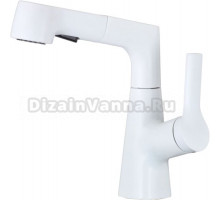 Смеситель для кухни D-lin D158374-C регулируемый по высоте, белый