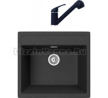 Комплект Мойка кухонная TopZero Georgia 560.510-40 Galaxy + Смеситель Bruce galaxy 40