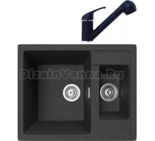 Комплект Мойка кухонная TopZero Madonna 615.500 15-40 Galaxy + Смеситель Bruce galaxy 40