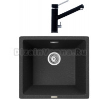 Комплект Мойка кухонная TopZero TopGran Gisele 457.406-40 galaxy 40 + Смеситель Leonardo galaxy 40