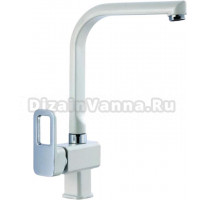 Смеситель для кухни D-lin D155366-C хром, белый