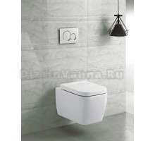 Унитаз подвесной BelBagno Veneto BB132CHR с крышкой BelBagno Lago BB128SC с микролифтом