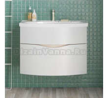 Тумба с раковиной Kerama Marazzi Riva 80 подвесная, белая матовая