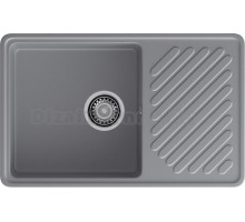 Мойка кухонная GranFest Quarz 52 темно-серая