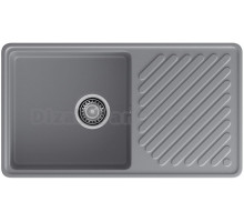 Мойка кухонная GranFest Quarz 53 темно-серая