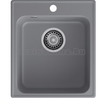 Мойка кухонная GranFest Quarz 17 темно-серая