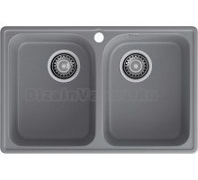 Мойка кухонная GranFest Quarz 15 темно-серая