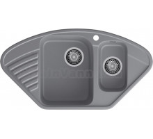 Мойка кухонная GranFest Quarz 14 темно-серая