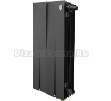 Радиатор биметаллический Royal Thermo Piano Forte 500 VDR80 4 секции, межосевое расстояние 8 см, noir sable