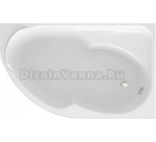 Акриловая ванна Lavinia Boho Grance Hill R 170x105 см, угловая, с каркасом, с экраном, асимметричная