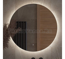 Зеркало круглое Defesto Opti DF 2845S 80 с LED-подсветкой, 4500К, сенсорный выключатель