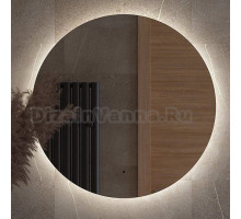 Зеркало круглое Defesto Opti DF 2845R 80 с LED-подсветкой, 4500К, инфракрасный выключатель