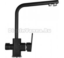 Смеситель для кухни Wisent W4054-3-22 черный