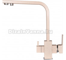 Смеситель для кухни Wisent W4333-3-21 темно-бежевый