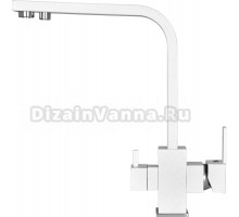 Смеситель для кухни Wisent W4371-3-18 белый