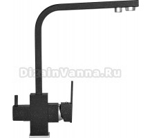 Смеситель для кухни Wisent W4371-3-22 черный