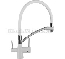 Смеситель для кухни Wisent W4855-28-3 вайт