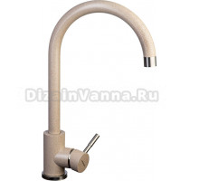 Смеситель для кухни Wisent W4998-3-21C песочный, хром