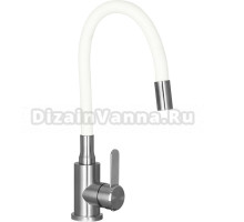 Смеситель для кухни Wisent W74004-03 серебро, белый