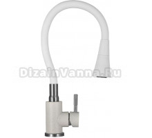 Смеситель для кухни Wisent W74199-18C-3 серебро, белый