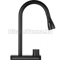 Смеситель для кухни Wisent WX4057B черный