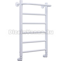Полотенцесушитель водяной Comfysan Capri W-6 60х40 белый матовый