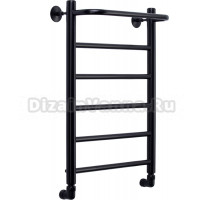 Полотенцесушитель водяной Comfysan Capri W-6 60х40 черный матовый