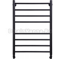 Полотенцесушитель водяной Comfysan Luce W-8 80х50 черный матовый