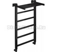 Полотенцесушитель водяной Comfysan Marte-K W-6 80х40 черный матовый