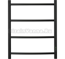 Полотенцесушитель электрический Point Афина PN04856B 50х60, черный