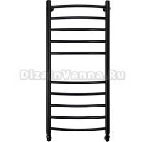 Полотенцесушитель водяной Comfysan Noumi W-10 100х40 черный матовый