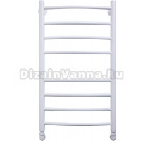 Полотенцесушитель водяной Comfysan Noumi W-8 80х40 белый матовый