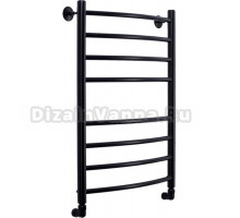Полотенцесушитель водяной Comfysan Noumi W-8 80х50 черный матовый