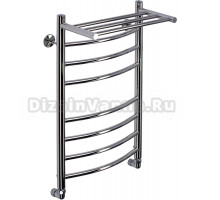 Полотенцесушитель водяной Comfysan Noumi W-8 80х40 хром, с полкой