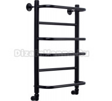 Полотенцесушитель водяной Comfysan Puro W-6 60х40 черный матовый