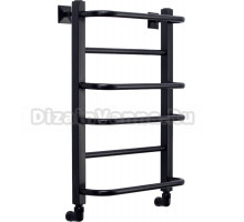 Полотенцесушитель водяной Comfysan Puro-K W-6 60х40 черный матовый