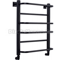 Полотенцесушитель водяной Comfysan Puro-K W-6 60х50 черный матовый