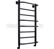 Полотенцесушитель водяной Comfysan Puro-K W-8 80х40 черный матовый